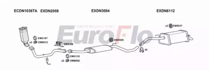 Система выпуска ОГ EuroFlo DNMIC12 1004B